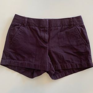J. Crew Dark Burgundy/Wine Shorts, 6